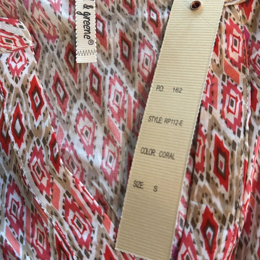 Women's Multicolor Patterned Top - Picture 4 of 5